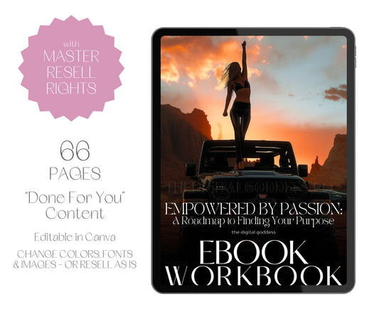 Empowered By Passion eBook + Workbook with MRR/PLR